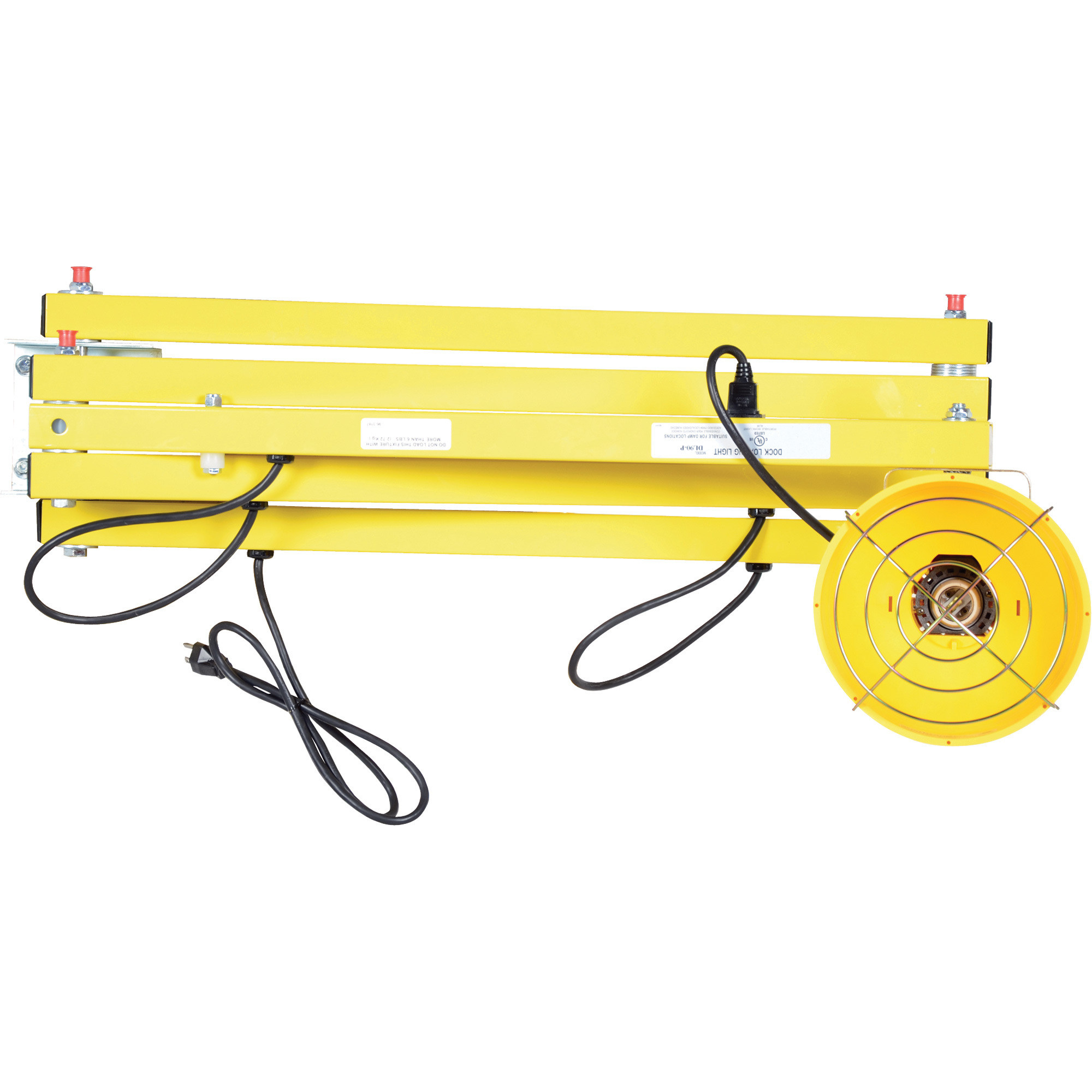 Vestil Incandescent Dock Loading Light - Triple Arm, 90in. Length, 90 Watts, Model# LL-90